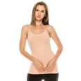 thumbnail image 2 of Kurve by Idea American Made Y-Back Spaghetti Strap Basic Cami, UV Protective Fabric UPF 50+ (Made with Love in The USA), 2 of 3