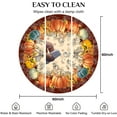 thumbnail image 6 of Round Fall Tablecloth - Autumn Pumpkin Thanksgiving Tablecloth, 60 Inch Round, 6 of 6