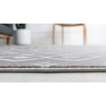 thumbnail image 6 of Unique Loom Mamounia Moroccan Trellis Rug Light Gray/Ivory 5' 3" x 8' Rectangle Geometric Tribal Perfect For Living Room Bed Room Dining Room Office, 6 of 10