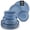 Blue, variant on Malacasa Dinnerware Sets, Stoneware Plates and Bowls Set, Tableware Dishwasher Microwave Safe, Serves For 4 people, Blue