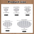 thumbnail image 2 of 800 Pcs 5 Sizes Foam Lid Liner Bottle Seals Pressure Sensitive Seal Round Jar Sealer for Glass Plastic Jar Glass Bottles Containers, 2 of 5
