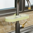 thumbnail image 1 of Clearance Items,npkgvia Drying Rack,Strainer,Kitchen Supplies Small Accessories Cooking Accessories Simple And Luxurious Faucet Storage Rack Kitchen Shelving Kitchen,Kitchen Drain Strainer,Green, 1 of 4
