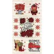 Home Sweet Holidays Moda Fat Quarter Bundle - 37 (Thirty-seven) 18x22 fat quarters, 1 (one) 24 x 44 panel by Deb Strain