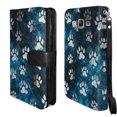 thumbnail image 6 of NEXTKIN Multi Card Slots Double Flap Wallet Pouch Case for Samsung Galaxy On5 G550 G500, Silver Dog Paws, 6 of 7
