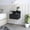 Black, variant on Light Gray One - Drawer Floating Furniture / Wall - Mounted to Save Home Space