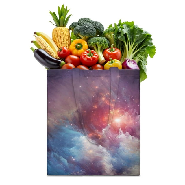Rocket & Alien Sac Fourre-Tout Réutilisable en Tissu - Pliable, Grande Capacité et Écologique
