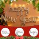 thumbnail image 3 of Globos Ziyutam Happy New Year 2026, 40 cm, lámina plateada, 3 of 7