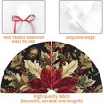 thumbnail image 5 of Christmas 36 Inch Christmas Tree Skirt Christmas Holly Flowers Wreath Bell Berries Carpet Mat Funny Party Soft Cover Mat Decor Supplies for Xmas Halloween Decorations Occasion Farmhouse, 5 of 6