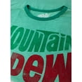 thumbnail image 2 of Tee Luv Men's Faded Mountain Dew Logo Ringer Tee Shirt (3XL), 2 of 3