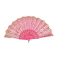 thumbnail image 6 of Tnobhg Folding Fan Vintage Style Floral Folding Hand Fan Elegant Performance Fan for Party Wedding Decoration, 6 of 7