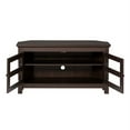Walker Edison 44" Corner Wood TV Stand in Espresso (TVs up to 48