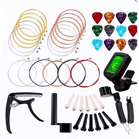 FACEGA Guitar Tools Multi-Function String Changing Tool Guitar Accessories Must-Have for Beginners Guitar Capo for Acoustic
