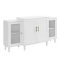 thumbnail image 5 of Walker Edison Parker Four-Door Tiered White Sideboard, 5 of 8