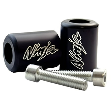 Engraved "Ninja" Bar Ends - Most Kawasaki Ninjas - Black