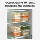 thumbnail image 5 of Contenedor De Almacenamiento Para Refrigerador, Recipientes Herméticos Para Alimentos, Organización De Cocina, Artículos Esenciales Para La Preparación De Comidas, 5 of 9