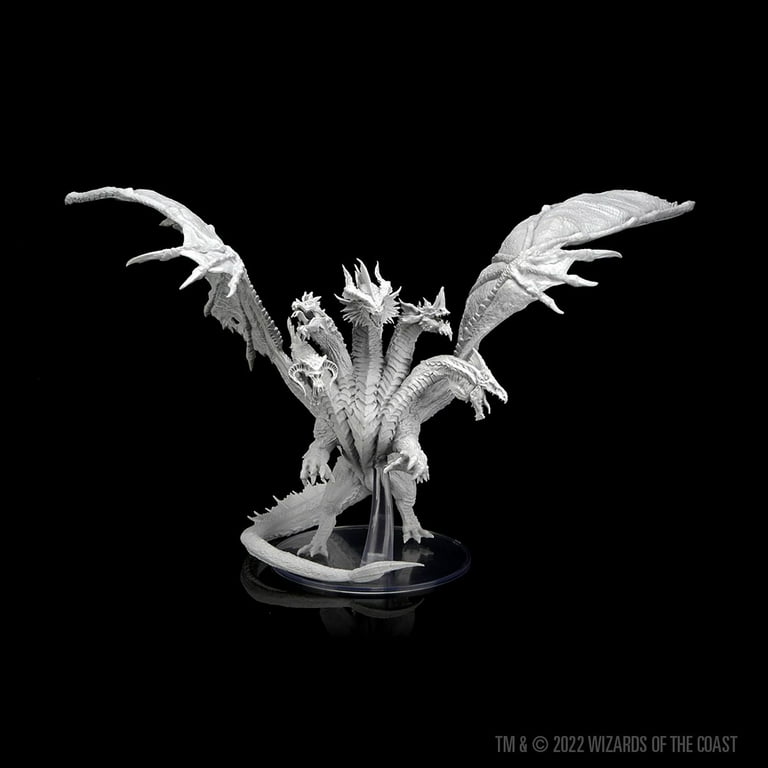 D&D Nolzur's Marvelous Miniatures: Aspect of popular Tiamat - Unpainted Figurine