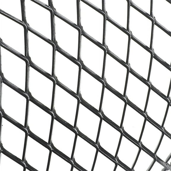 100×33cm Aluminum Mesh Grill Cover Car Bumper Fender Hood Vent Grille Net Black