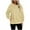 Khaki, variant on Women's 2025 Hoodies Button Collar Drawstring Hooded Fashion Loose Long Sleeve Pullover Hoodie Fleece Warm Solid Color Drawstring Pulover Tops Sweatshirts