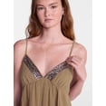 thumbnail image 4 of No Boundaries Embellished Trapeze Cotton Dress, Women's XXS-XXL, 4 of 5
