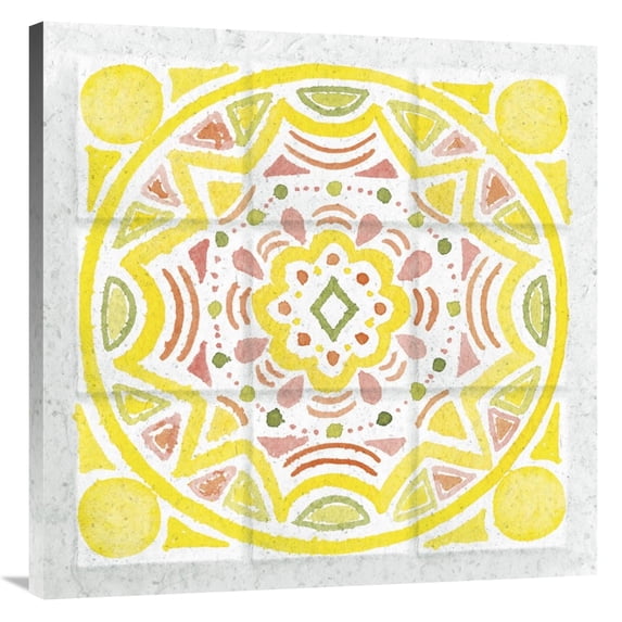Global Gallery's 'Citrus Tile II' By Elyse DeNeige Stretched Canvas Wall Art