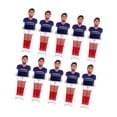 thumbnail image 2 of LOVIVER Ensemble de 10 Pcs de Baby-Foot pour Hommes, Table de Soccer Mini Poupée, Table de Soccer pour Hommes, Bleu Foncé Blanc Rouge, 2 of 8
