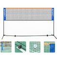 thumbnail image 2 of Graflsoa Adjustable Portable Folding Badminton Net Stand with Random Color Netting, 5.1m Length, Lightweight & Compact for Outdoor Activities, 2 of 7