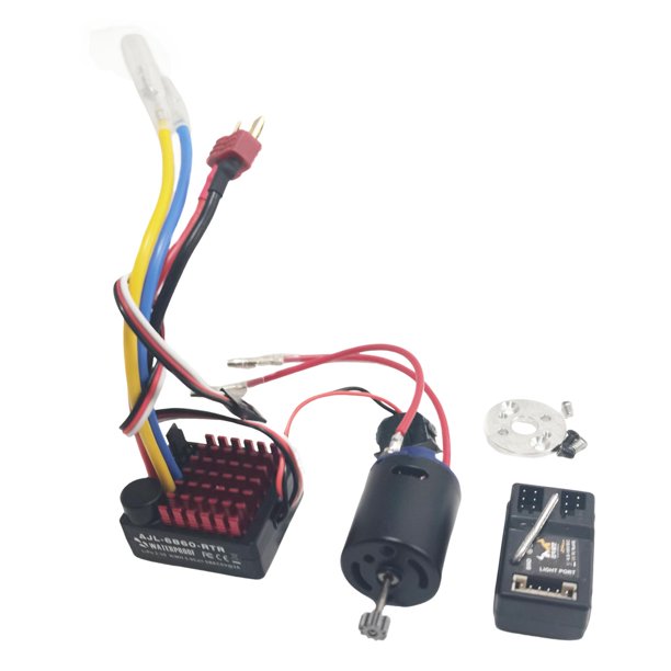 Piezas de repuesto para ESC RC cepillado a escala 1:12, accesorios modificados para bricolaje, RC cepillado Estilo B