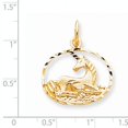 thumbnail image 2 of 10k UNICORN IN RING CHARM, 2 of 3