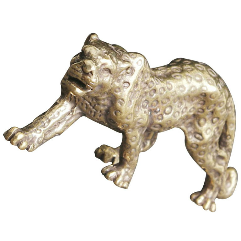 Statue Brass Figurine Decor Animal Sculpture Tabletop Vintage