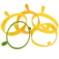 thumbnail image 1 of Molde redondo para huevos fritos (5 unidades), con asa, antiadherente, resistente al calor, para tortillas y panqueques (color aleatorio)., 1 of 5