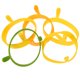 thumbnail image 1 of Molde redondo para huevos fritos (5 unidades), con asa, antiadherente, resistente al calor, para tortillas y panqueques (color aleatorio)., 1 of 5