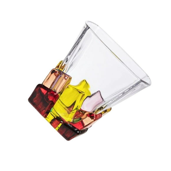 pitrice Crystal Glasses Home Bar Rocks Old Fashioned Whisky Tumbler Reliable Hand Blown For Elegant Serving Crystal Clear Glass