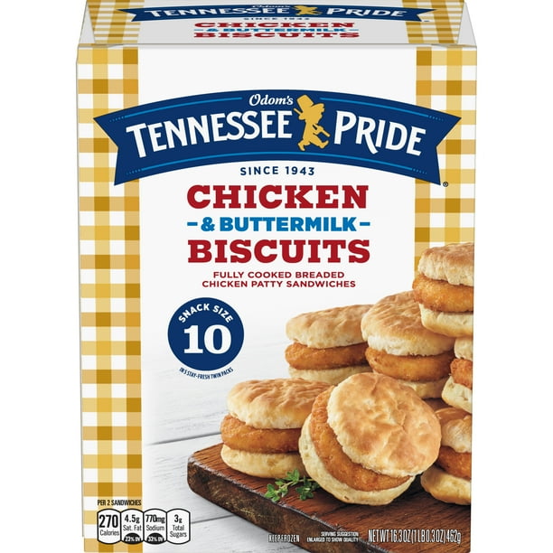 Odom’s Tennessee Pride Chicken & Buttermilk Biscuits, Snack Size Frozen