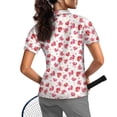 thumbnail image 2 of Whosucclay Collared Tennis Shirts for Hiking Outdoor Golf, Polyester Moisture Wicking Breathable Polo Shirts, Heart Candy Kisses Size Large, 2 of 10