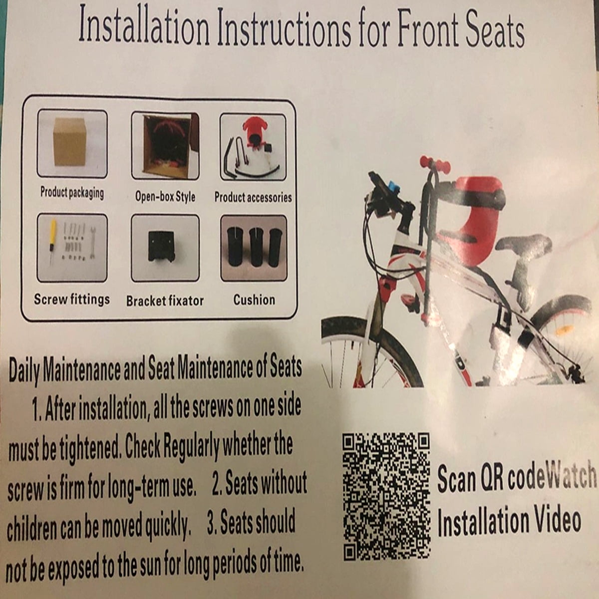 child bike seat walmart canada