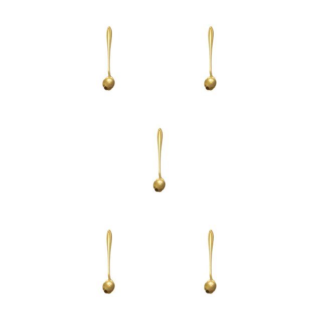 Toystoory Cuchara agitadora de acero inoxidable con asa, cucharas para palitos de vino, Bar, Club, mezcla, accesorio para bebidas, para oro, Type2 NO2