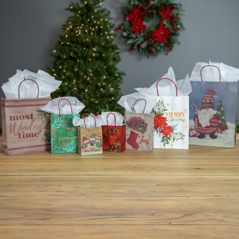 Christmas themed treat bags hotsell