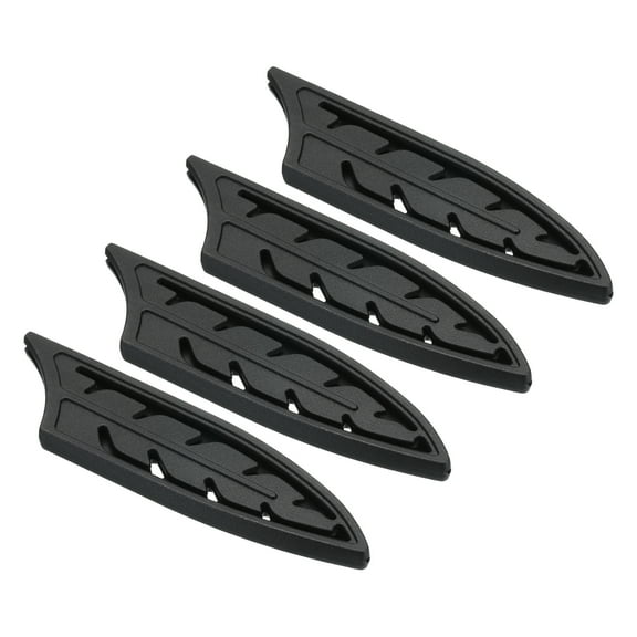 REGALWOVEN Santoku Knife Sheath for Safe and Secure Knife Storage, Protects Edges from Damage Black 3.9"x 1"