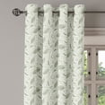 thumbnail image 2 of Ambesonne Leaves Grommet Curtain, Floral Motifs Ornate, 50" x 108", Cream Sage Green, 2 of 6