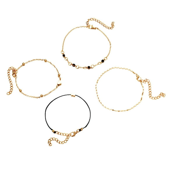 Ankle Brace Bracelet for Women Gold Chains Women Gold Silver Ankle Bracelet Women Anklet Adjustable Chain Foot Beach Jewelry