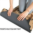thumbnail image 3 of Retro Style Dachshunds Hot Yoga Mat Towel Non Slip for Hot Yoga - Quick-Drying Yoga Mat Cover with 4 Corner Pockets with Travel Bag - Hot Yoga Towel Non Slip 74"x26", 3 of 6