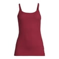 thumbnail image 5 of No Boundaries Rib Cami Top, 1 or 5-Pack, Women's, 5 of 5