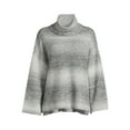 thumbnail image 5 of Time and Tru Women's Ombre Cowl Neck Pullover Sweater, Midweight, Sizes XS-XXXL, 5 of 5