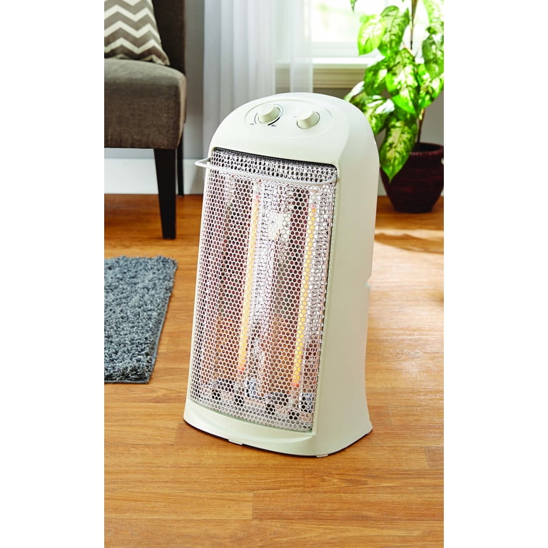Pelonis Electric Quartz Heater with Thermostat, White, HQ-1000 - Walmart.com