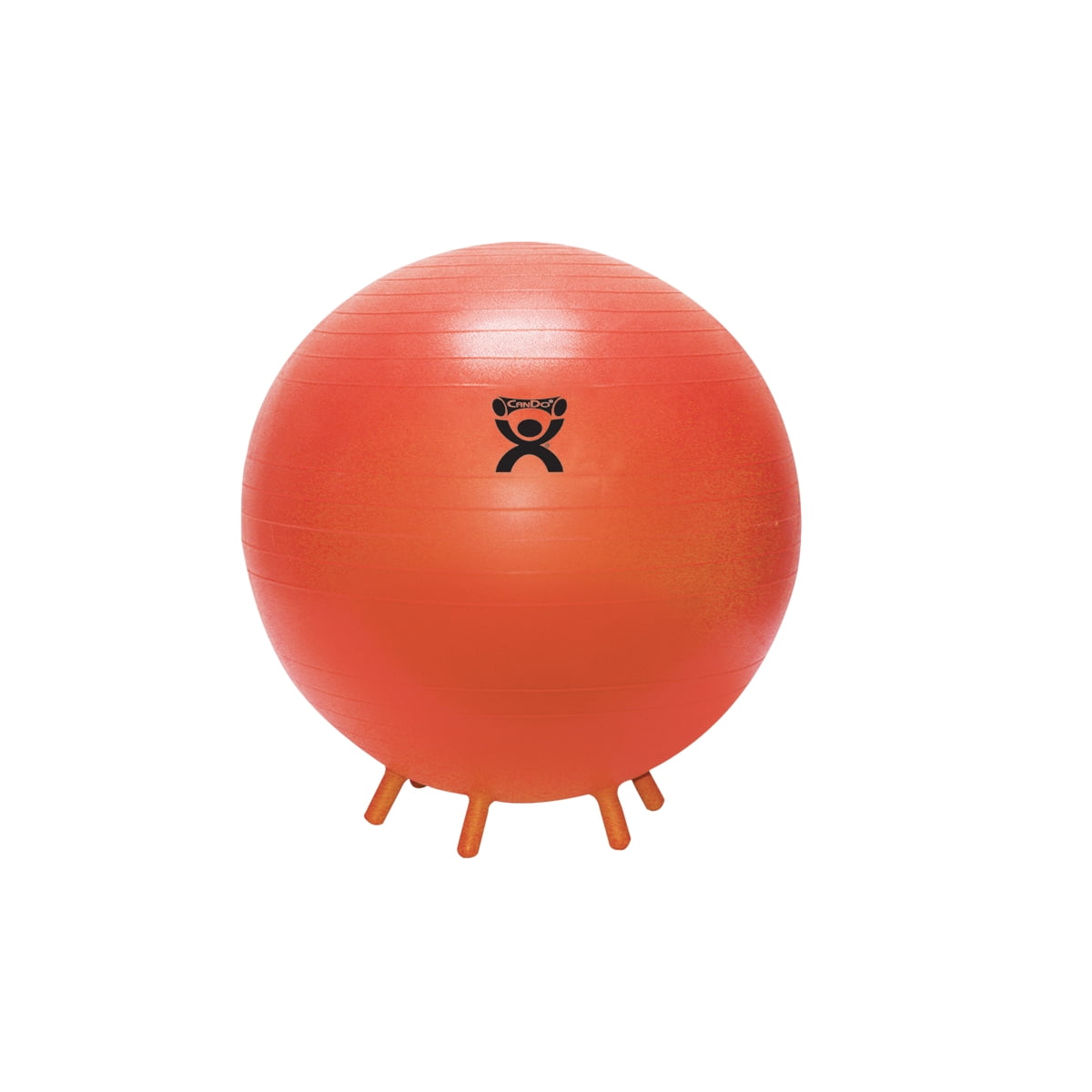 CanDo Non-Slip Inflatable Exercise Ball with Stability Feet
