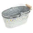 thumbnail image 1 of MasteelfCA 2 Pcs Design Marguerite Délicat Seau en Fer Maison Conteneur de Fleurs Vase Rétro, 1 of 9
