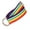 Rainbow Webbing 75, variant on Braided Rainbow Waist Belt Woven Braided Belt for Wrap Dress Night Club Wide Belt for Party Dancing Beach