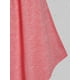 thumbnail image 4 of Tamaño más escotado volante sin mangas Rosegal Camisetas sin mangas de talla grande, 4 of 5