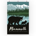 thumbnail image 3 of Mammoth, Black Bear and Cub with Snow, Adventure Awaits (24x36 Giclee Gallery Art Print, Vivid Textured Wall Decor), 3 of 3