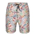 thumbnail image 3 of Balery Passport Stamp Traje de Baño Estilo Hawaiano para Hombre, Shorts de Secado Rápido con Bolsillos-Medium, 3 of 6